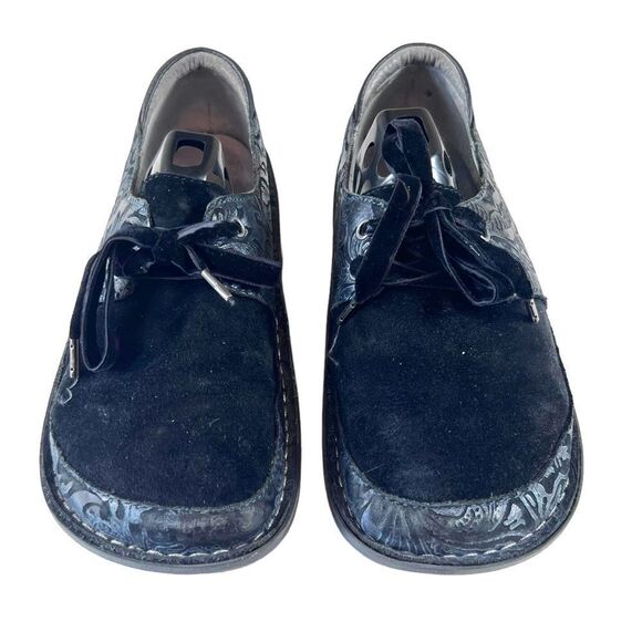 ALEGRIA PG LITE DAN 435 BLACK LACE UP COMFORT SHOES - Picture 3 of 10